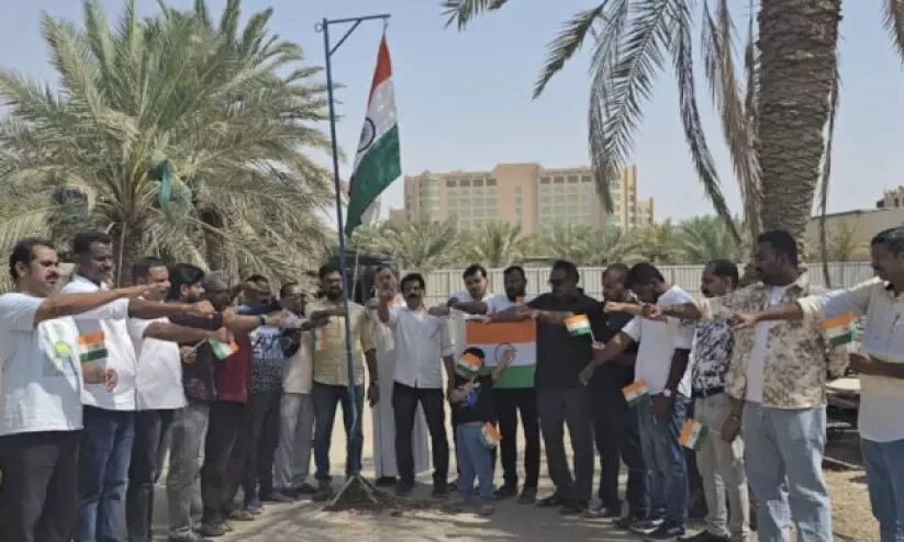 അ​ൽ അ​ഹ്സ ഒ.​ഐ.​സി. സി ​സ്വാ​ത​ന്ത്ര്യ​ദി​നാ​ഘോ​ഷം സം​ഘ​ടി​പ്പി​ച്ചു