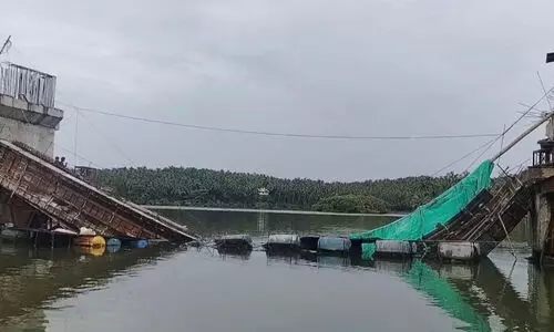 തോരായിക്കടവ് പാലം തകർച്ച; നിർമാണത്തിലെ വ്യതിയാനം നേരത്തേ ചൂണ്ടിക്കാട്ടിയെന്ന് കിഫ്ബി