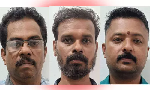 ക​ടം വാ​ങ്ങി​യ പ​ണം ന​ൽ​കാ​ത്ത​തി​ന് വീ​ട്ടി​ൽ ക​യ​റി ആ​ക്ര​മ​ണം; മൂ​ന്നു​പേ​ർ അ​റ​സ്റ്റി​ൽ