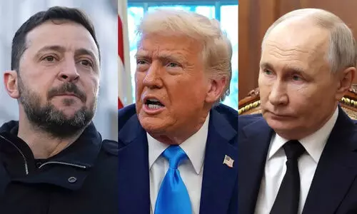 Donald Trump, Vladimir Putin, Volodymyr Zelenskyy