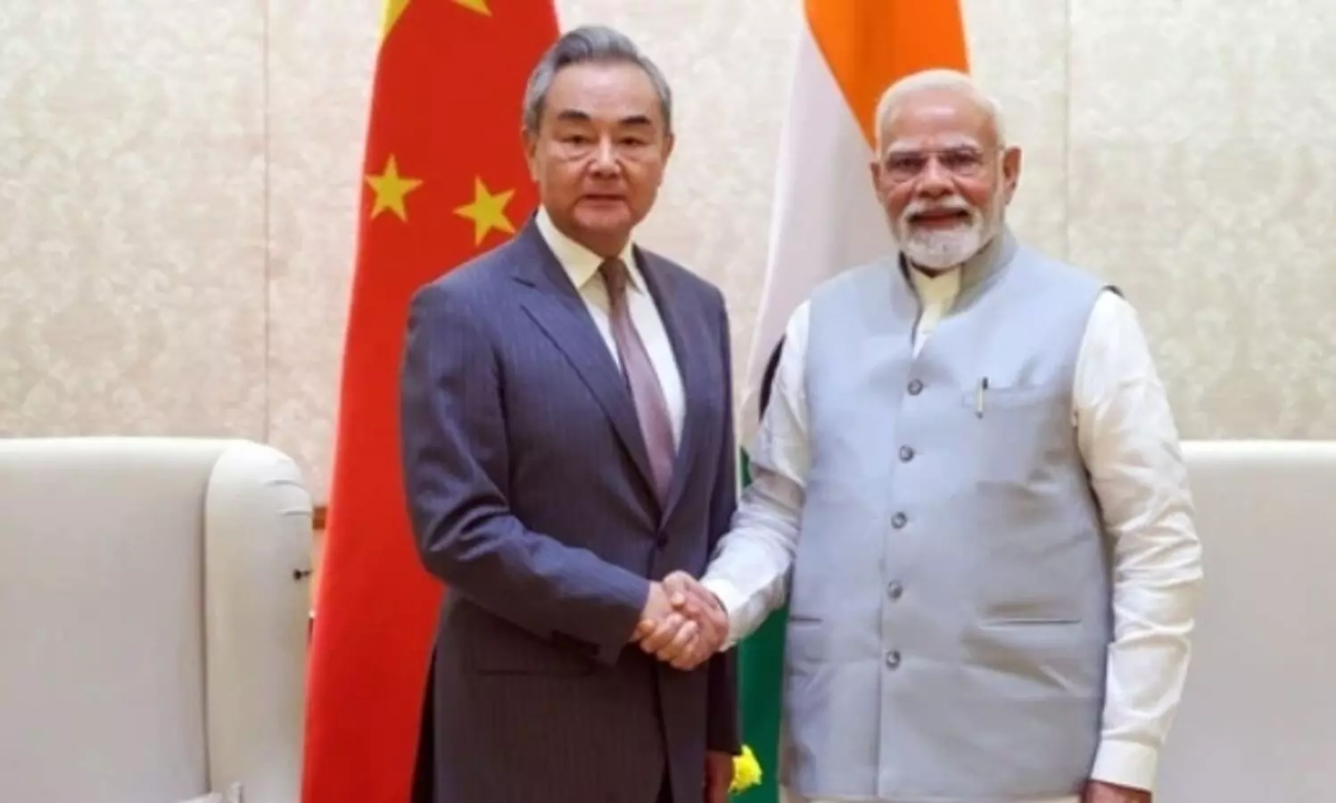 Prime Minister Narendra Modi held talks with Chinese foreign minister Wang Yi
