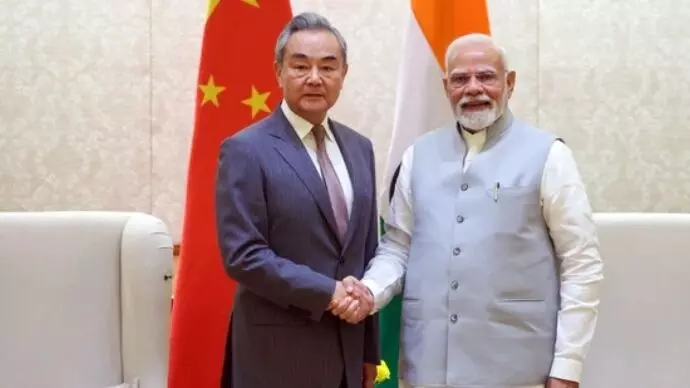 Prime Minister Narendra Modi held talks with Chinese foreign minister Wang Yi