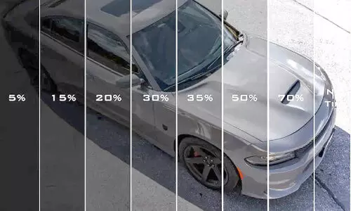 വാഹന ഗ്ലാസുകൾ ടിൻറിങ് മുൻവശം ഒഴിച്ചുള്ള ഗ്ലാസുകൾ 50 ശതമാനം വരെ മാത്രം