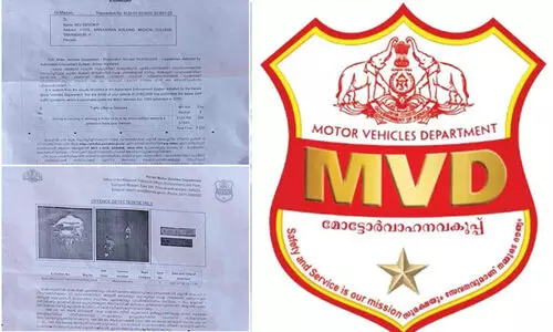 ഹെൽമെറ്റില്ലാതെ വാഹനമോടിച്ചത് മറ്റാരോ, വൈദികന് പിഴയിട്ട് എം.വി.ഡി