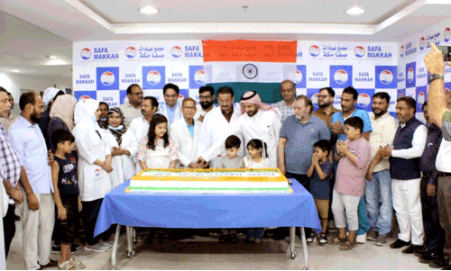 റിയാദ് സഫ മക്ക പോളിക്ലിനിക്കിൽ സ്വാതന്ത്ര്യ ദിനം ആഘോഷിച്ചു