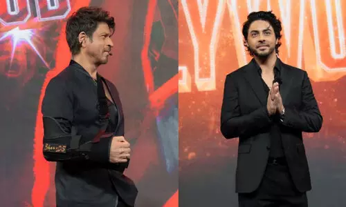 ‘എസ്.ആർ.കെ 2.0’: ഷാരൂഖുമായുള്ള   ആര്യൻ ഖാന്റെ അസാധാരണ സാമ്യത്തെ പ്രശംസിച്ച് ആരാധകർ