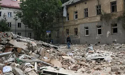 Russia drone attack in Ukraine