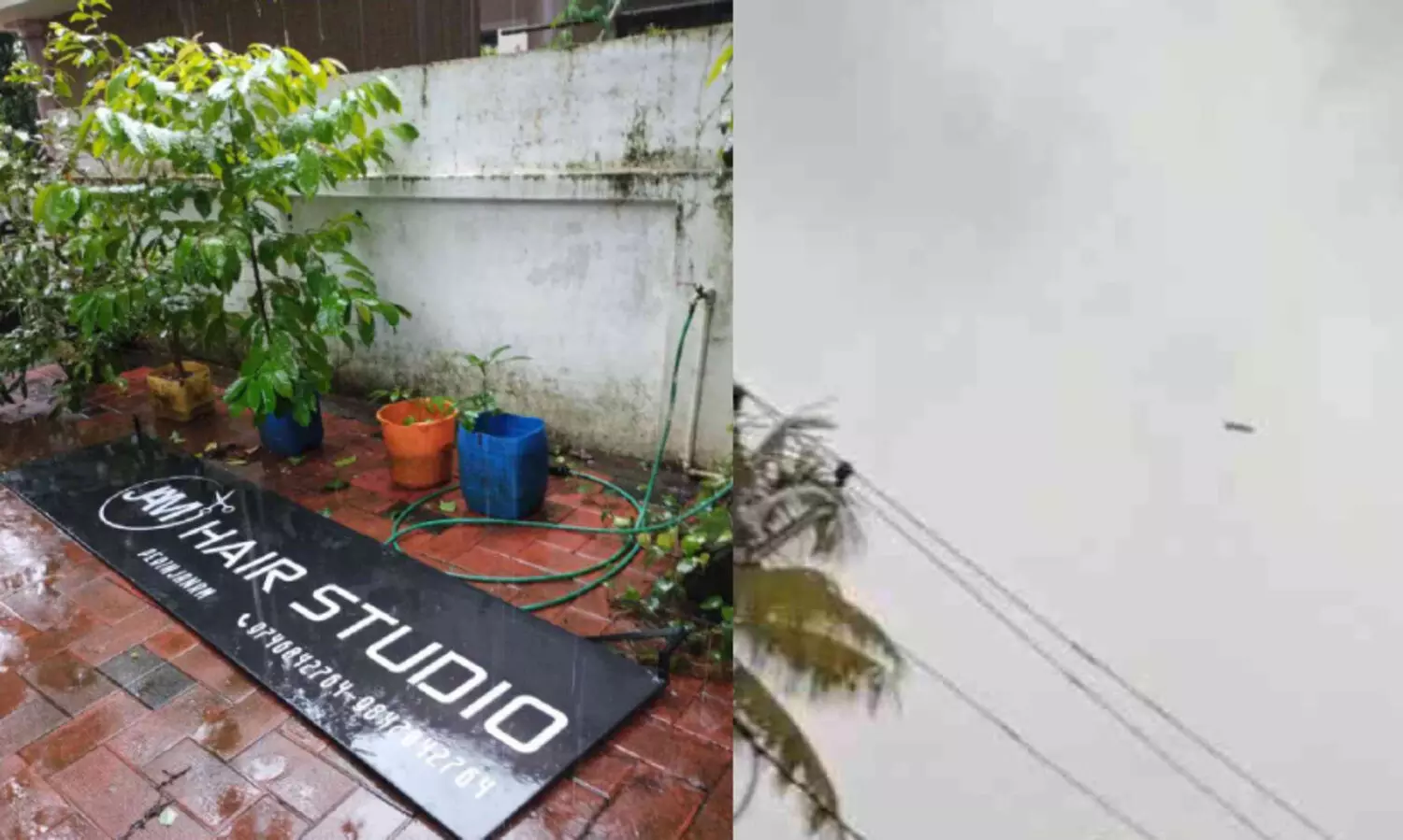 വി​ശ്വ​സി​ച്ചാ​ലും ഇ​ല്ലെ​ങ്കി​ലും ആ ​ബോ​ർ​ഡ് പ​റ​ന്ന​ത് മൂ​ന്ന് കി​ലോ​മീ​റ്റ​ർ !