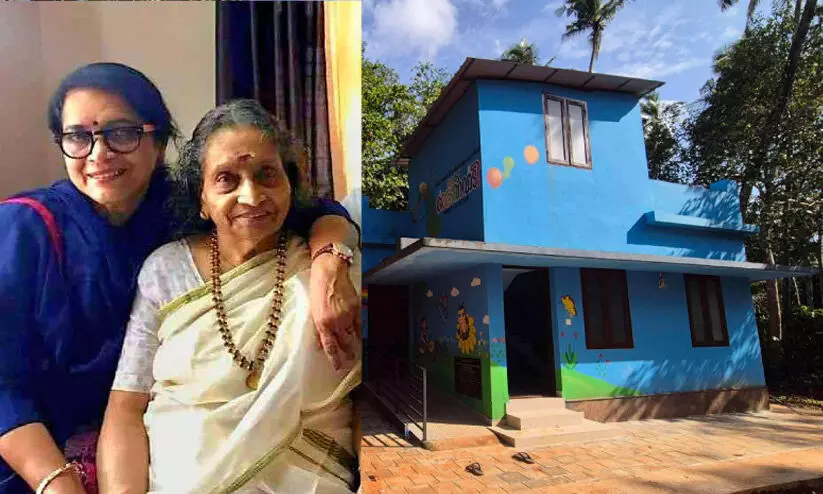 അമ്മയുടെ ഓർമക്കായി മകൾ ഒരുക്കി, സ്മാർട്ട് അംഗൻവാടി അമ്മയുടെ ഓർമക്കായി മകൾ ഒരുക്കി, സ്മാർട്ട് അംഗൻവാടി