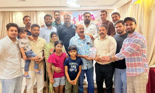 കൊ​യി​ലാ​ണ്ടി താ​ലൂ​ക്ക് അ​സോ​സി​യേ​ഷ​ൻ ഹ​മീ​ദ് കേ​ളോ​ത്തി​ന് യാ​ത്ര​യ​യ​പ്പ്