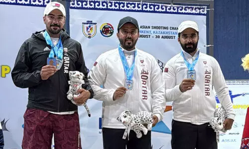 ഏ​ഷ്യ​ൻ ഷൂ​ട്ടി​ങ് ചാ​മ്പ്യ​ൻ​ഷി​പ്പി​ൽ ഖ​ത്ത​റി​ന് ര​ണ്ട് വെ​ങ്ക​ല മെ​ഡ​ൽ