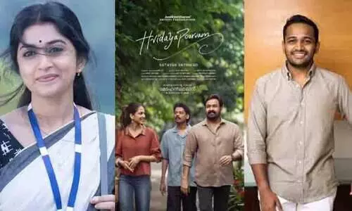 സസ്പെൻസ് പൊളിച്ച് സെൻസർ ബോർഡ്; ഹൃദയപൂർവത്തിൽ മീരാ ജാസ്മീനും ബേസിൽ ജോസഫും