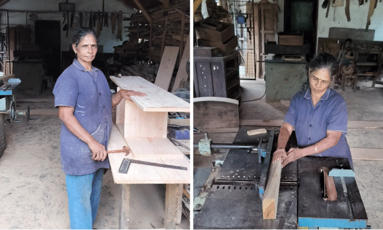 ‘17ാം വയസ്സ് മുതൽ ദിവസക്കൂലിക്കാരി. ഇന്ന് 63ാം വയസ്സിൽ മരത്തടിയിൽ അത്ഭുതങ്ങൾ തീർക്കുന്നു’ -മരപ്പണിയിലെ നേട്ടങ്ങൾക്ക് ഗ്രീൻ പ്ലേ പ്ലൈവുഡ്​ കമ്പനി ആദരിച്ച ഓമനയുടെ ജീവിതമറിയാം...