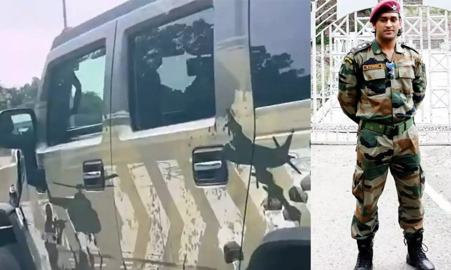 ധോണിയു​ടെ ഹമ്മർ  വൈറലാവുന്നു