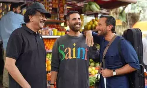 Saif Ali Khan, Akshay Kumar, Priyadarshan
