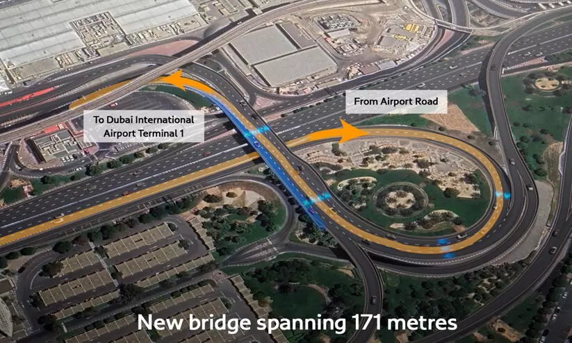 Dubai Airport bridge Dubai Airport bridge