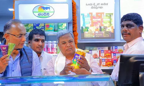 മൂ​ന്ന് മെ​ട്രോ സ്​​റ്റേ​ഷ​നു​ക​ളി​ൽ ന​ന്ദി​നി പാ​ർ​ല​ർ