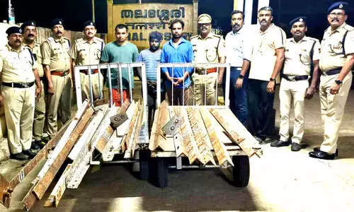 റെയിൽവേയുടെ സാധനങ്ങൾ മോഷ്ടിച്ച അന്തർ സംസ്ഥാന തൊഴിലാളികൾ അറസ്റ്റിൽ