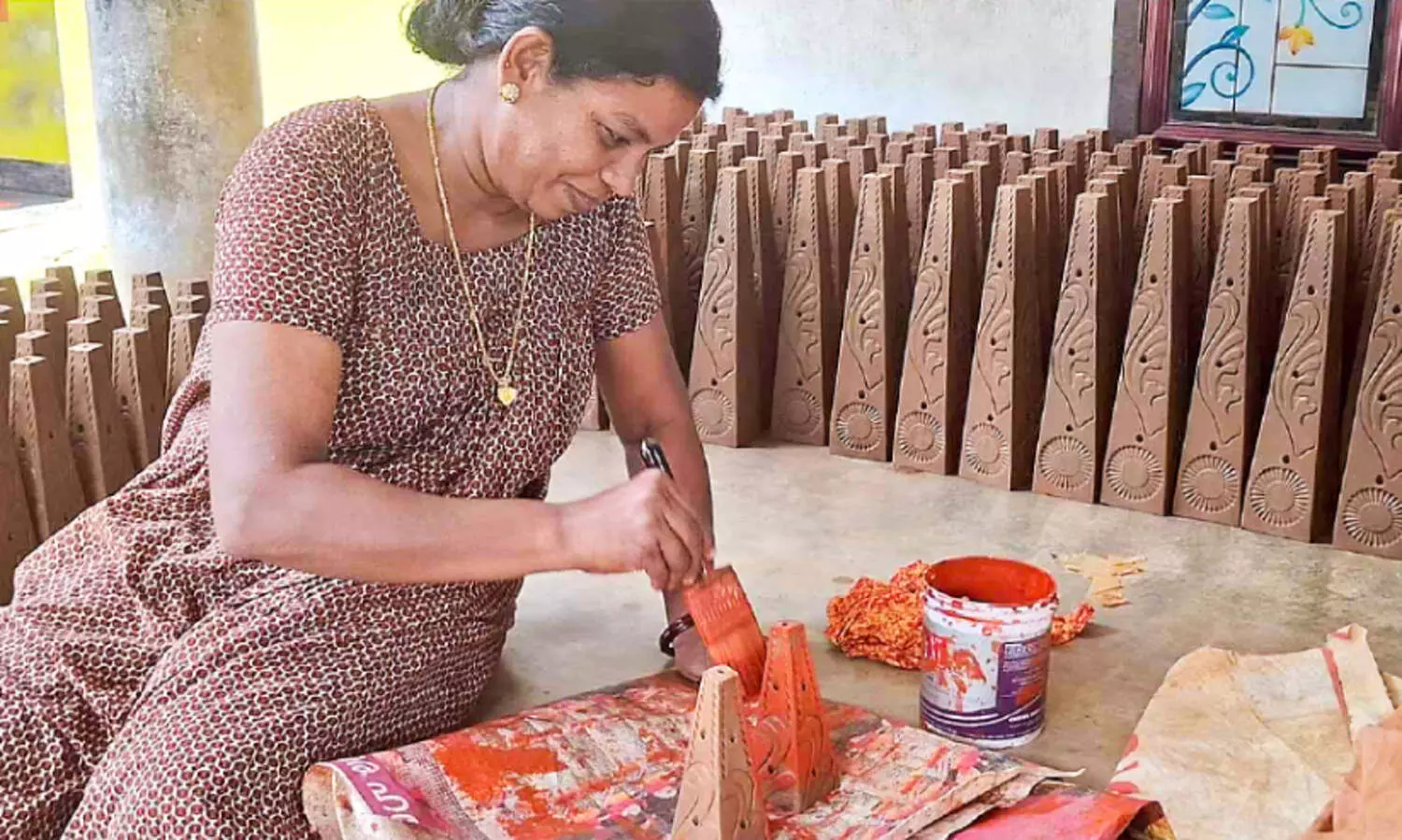 നിറം മങ്ങാതെ കൊടകരയുടെ തൃക്കാക്കരയപ്പന്‍ പെരുമ