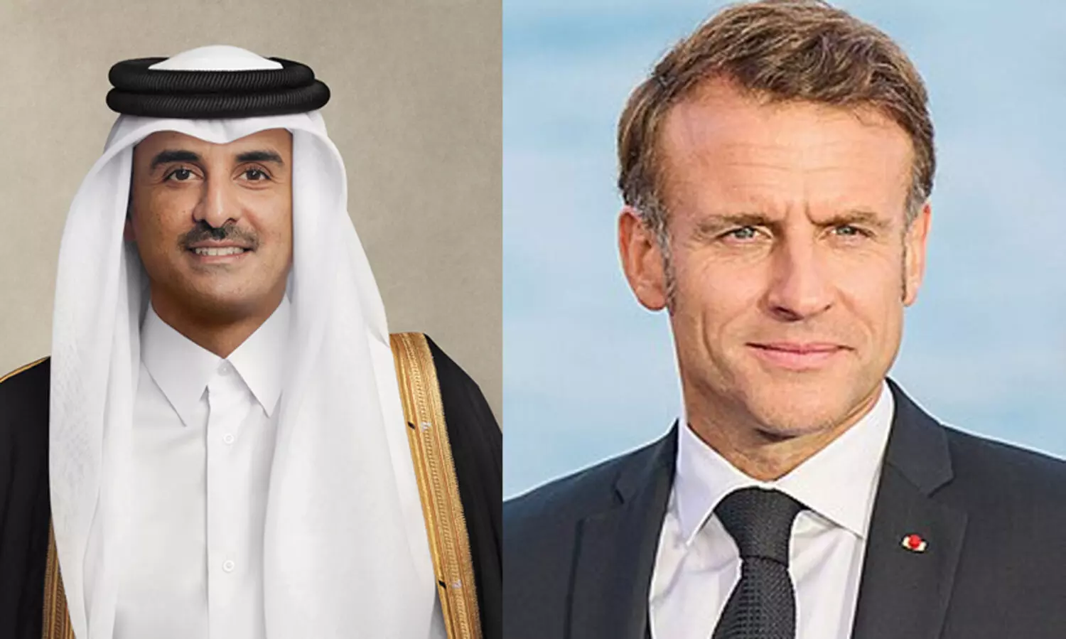 ഗസ്സ മുനമ്പിൽ വെടിനിർത്തൽ; അമീർ ശൈഖ് തമീം ബിൻ ഹമദ് ആൽഥാനി ഫ്രഞ്ച് പ്രസിഡന്റുമായി സംസാരിച്ചു