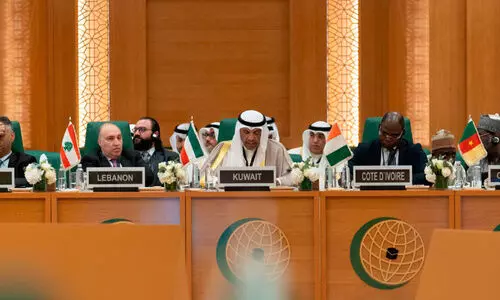 Foreign Minister Abdullah Al Yahya at the OIC meeting