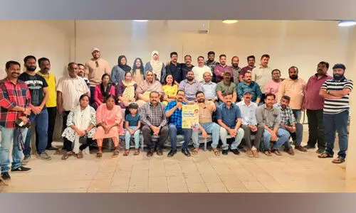 ടെ​ക്സാ​സ് കു​വൈ​ത്ത് ഓ​ണം-​ഈ​ദ് സം​ഗ​മം ഫ്ല​യ​ർ പ്ര​കാ​ശ​നം