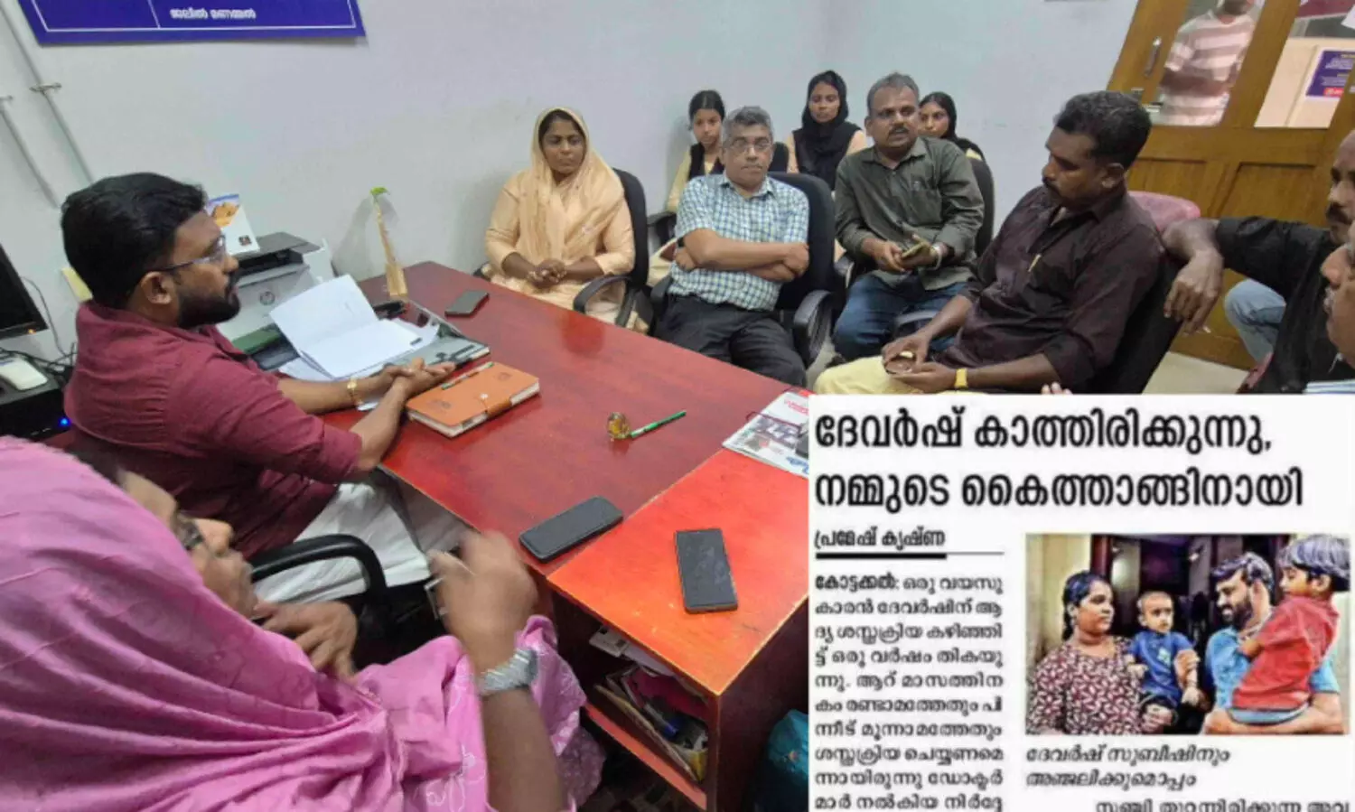 ദേ​വ​ർ​ഷി​ന് വേ​ണം, ര​ണ്ട് അ​ടി​യ​ന്ത​ര ശ​സ്ത്ര​ക്രി​യ​ക​ൾ