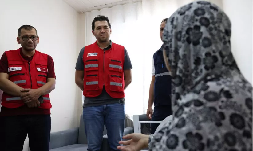 സി​റി​യ​ൻ അ​ർ​ബു​ദ രോ​ഗി​ക​ൾ​ക്ക് സ​ഹാ​യ​വു​മാ​യി ഖ​ത്ത​ർ റെ​ഡ് ക്ര​സ​ന്റ് സൊ​സൈ​റ്റി