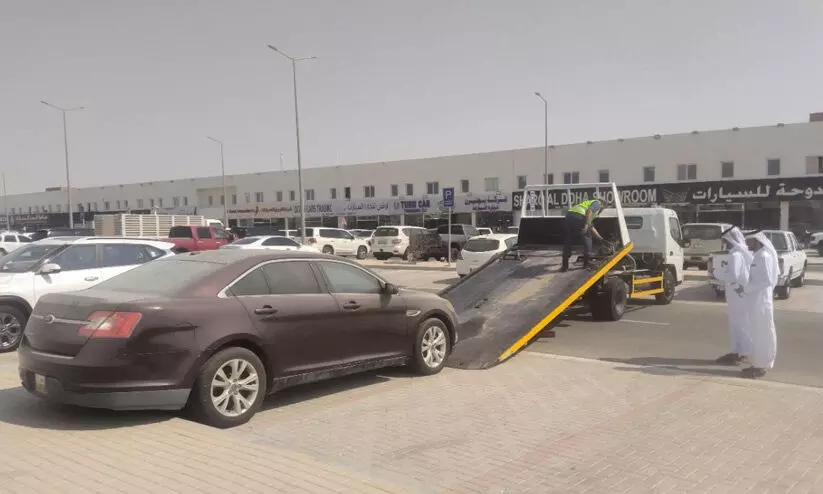 അൽ ശീഹാനിയ മുനിസിപ്പാലിറ്റിയിൽ ഉപേക്ഷിക്കപ്പെട്ട 73 കാറുകൾ നീക്കംചെയ്തു അൽ ശീഹാനിയ മുനിസിപ്പാലിറ്റിയിൽ ഉപേക്ഷിക്കപ്പെട്ട 73 കാറുകൾ നീക്കംചെയ്തു