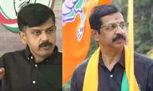 ‘ശോഭച്ചേച്ചി ഈ കുട്ടിയോട് സംസാരിച്ചിട്ടുണ്ട്, ചേച്ചിക്ക് ഇതിന്റെ സത്യം മുഴുവൻ അറിയാം’ -സി. കൃഷ്ണകുമാറിനെതിരായ പീഡന പരാതിയിൽ വെളിപ്പെടുത്തലുകളുമായി സന്ദീപ് വാര്യർ