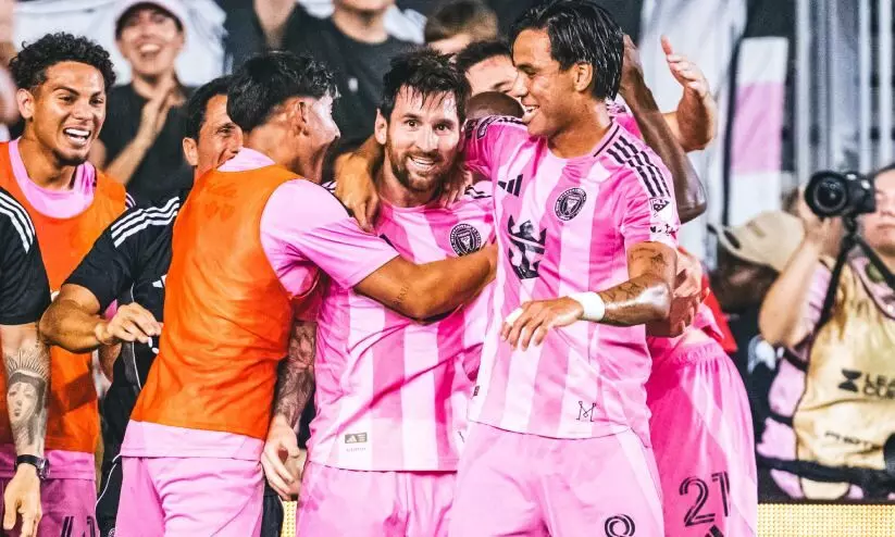 മെസ്സിക്ക് ഇരട്ട ഗോൾ, ഇന്‍റർ മയാമി ലീഗ്സ് കപ്പ് ഫൈനലിൽ; ഒർലാൻഡോ സിറ്റിയെ തകർത്തത് ഒന്നിനെതിരെ മൂന്ന് ഗോളിന്