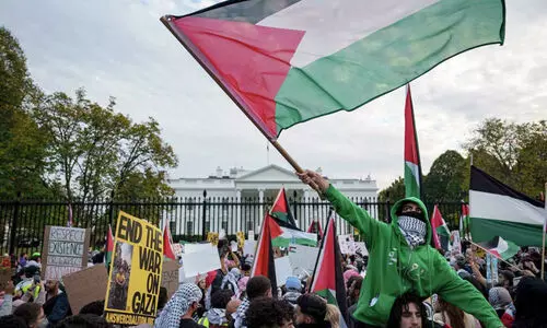 അമേരിക്കയിൽ ഫലസ്തീന് പിന്തുണ കൂടുന്നതായി റിപ്പോർട്ട്