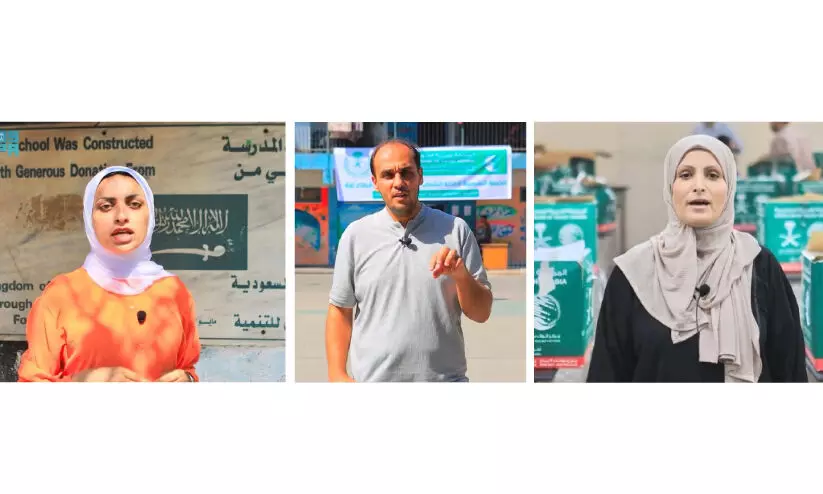 സൗ​ദി​യു​ടെ അ​ണ​വ​റ്റാ​ത്ത സ​ഹാ​യ​ഹ​സ്ത​ത്തി​ന് ന​ന്ദി പ​റ​ഞ്ഞ് ഗ​സ്സ നി​വാ​സി​ക​ൾ