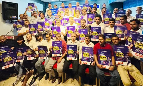 ഇ.​ അ​ഹ​മ്മ​ദ് മെ​മ്മോ​റി​യ​ൽ സൂ​പ്പ​ർ സെ​വ​ൻ​സ് ഫു​ട്ബാ​ൾ ടൂ​ർ​ണ​മെ​ന്റ് പോ​സ്റ്റ​ർ പ്ര​കാ​ശ​നം ചെ​യ്തു