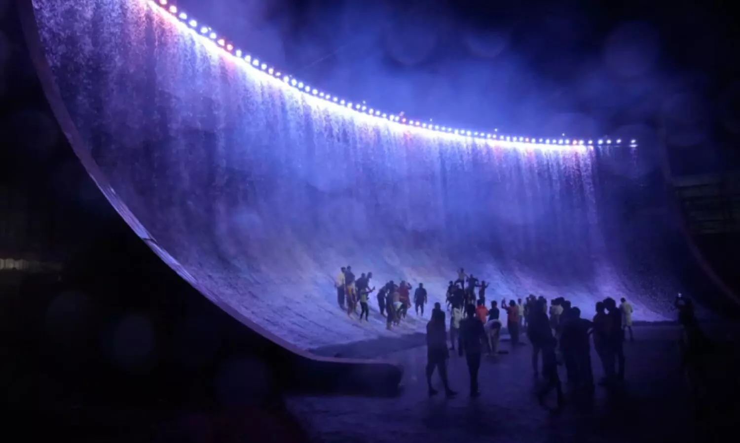 waterfalls in  Ashram