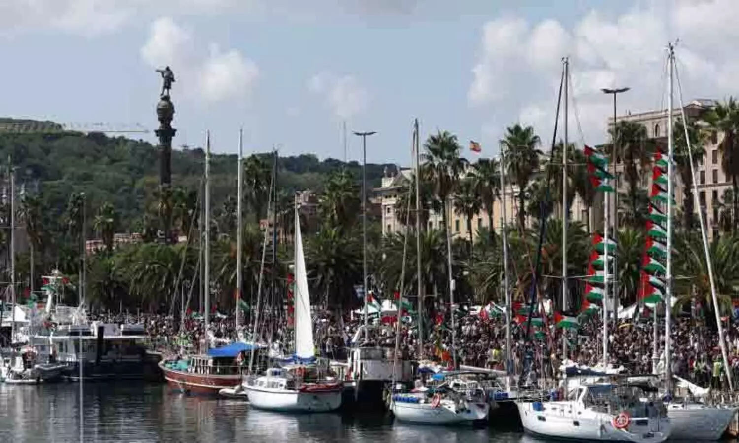 ഗസ്സക്ക് ഐക്യദാർഢ്യവുമായി വീണ്ടും ഫ്ലോട്ടില വരുന്നു; 50ലധികം ചെറു കപ്പലുകൾ,  44 രാജ്യങ്ങളിൽനിന്നുള്ളവർ