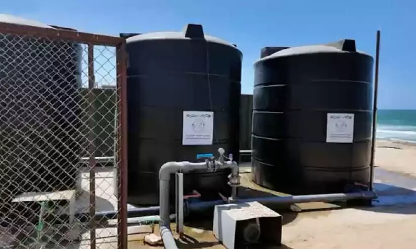 ഗ​സ്സ​യി​ൽ കു​ടി​നീ​രൊ​ഴു​ക്കി യു.​എ.​ഇ; പ്ര​ധാ​ന ജ​ല​സേ​ച​ന പൈ​പ്പ്​​ലൈ​ൻ പ​ദ്ധ​തി ഉ​ദ്​​ഘാ​ട​നം ചെ​യ്തു