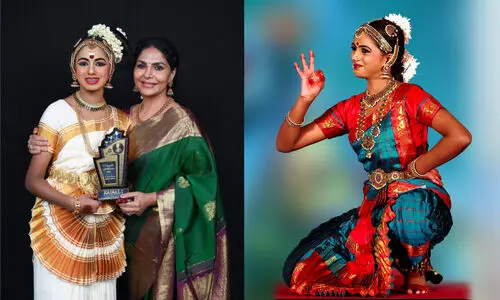 നൃത്തത്തിലും വരയിലും തിളങ്ങി ദിയ സഞ്ജീവ്