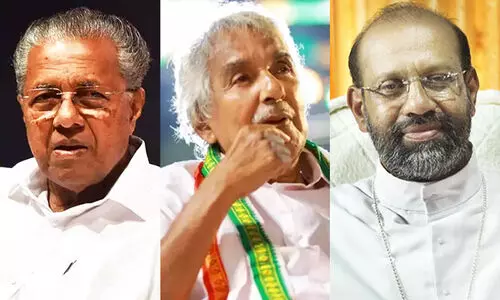 Oommen Chandy, Pinarayi Vijayan, Remigiose Inchananiyil