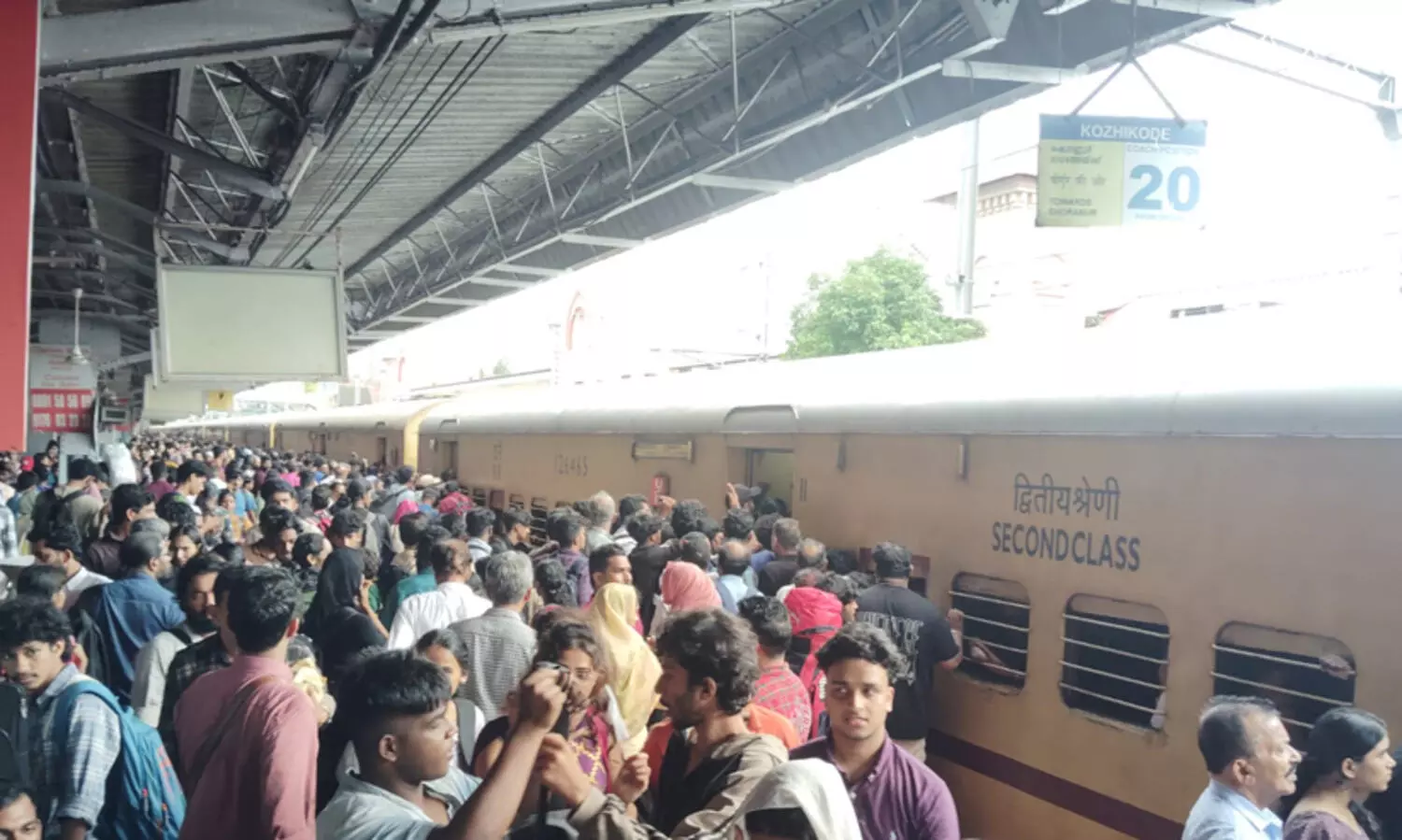 Trains running late despite Onam rush