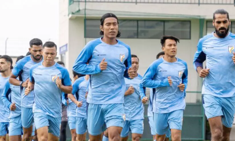 കാഫ നാഷൻസ് കപ്പ്; ഇന്ത്യക്ക് ഇന്ന് ഇറാൻ പരീക്ഷണം കാഫ നാഷൻസ് കപ്പ്; ഇന്ത്യക്ക് ഇന്ന് ഇറാൻ പരീക്ഷണം