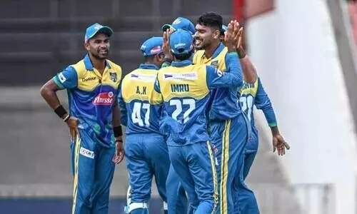 കേരള ക്രിക്കറ്റ് ലീഗ്:  ആലപ്പി റിപ്പിൾസിനെ നാല് വിക്കറ്റിന് തകർത്ത് തൃശൂർ ടൈറ്റൻസ്