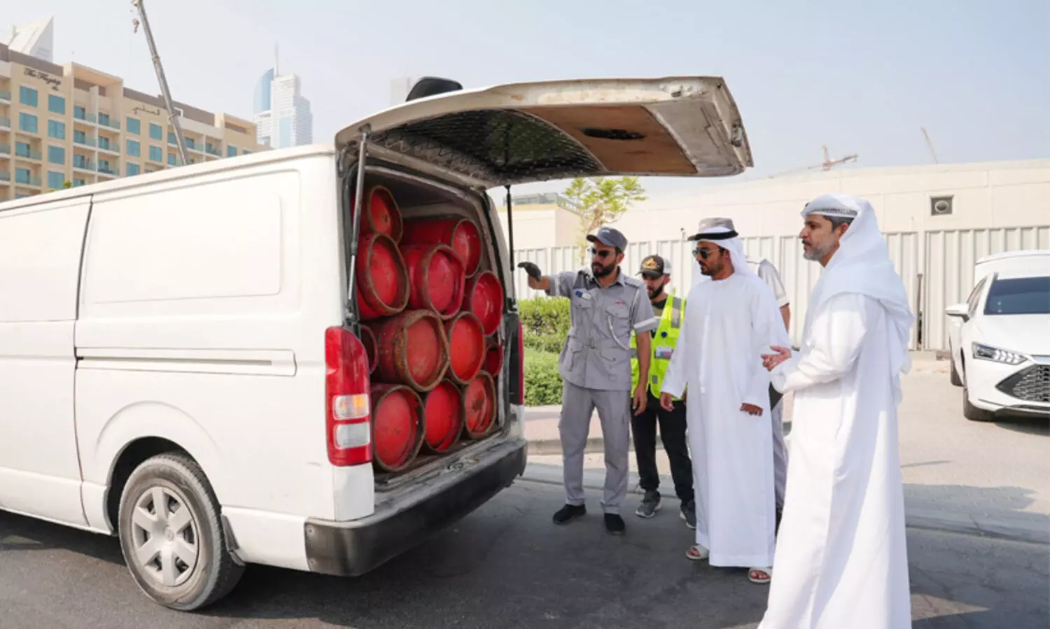 illegal gas distribution