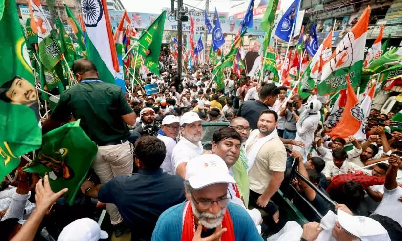 Voter Adhikar Yatra,Rahul Gandhi