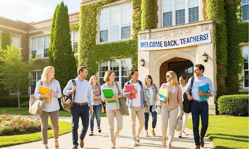 അധ്യയന വർഷം 2025/2026; അധ്യാപകരും ജീവനക്കാരുമെത്തി; നാളെ വിദ്യാർഥികളുമെത്തും അധ്യയന വർഷം 2025/2026; അധ്യാപകരും ജീവനക്കാരുമെത്തി; നാളെ വിദ്യാർഥികളുമെത്തും