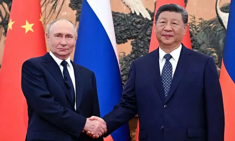 വ്ലാദിമിർ പുടിൻ ‘ദീർഘകാല സുഹൃത്ത്’ -ഷി ജിൻപിങ് വ്ലാദിമിർ പുടിൻ ‘ദീർഘകാല സുഹൃത്ത്’ -ഷി ജിൻപിങ്