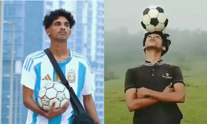 മെസ്സിയെ കാണാൻ ഫ്രീ സ്റ്റൈലർ റിസ്‍വാൻ അർജൻറീനയിലേക്ക്