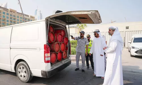 illegal gas distribution