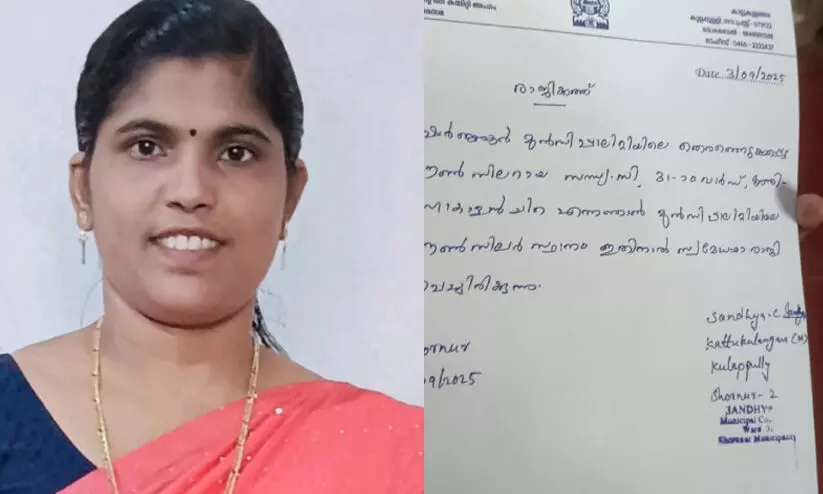 രാഹുലിനെതിരെ നടപടിയെടുക്കാത്തതിലും എം.പിയുടെ അവഗണനയിലും പ്രതിഷേധം; പാലക്കാട് കോൺഗ്രസ് കൗൺസിലർ രാജിവെച്ചു രാഹുലിനെതിരെ നടപടിയെടുക്കാത്തതിലും എം.പിയുടെ അവഗണനയിലും പ്രതിഷേധം; പാലക്കാട് കോൺഗ്രസ് കൗൺസിലർ രാജിവെച്ചു