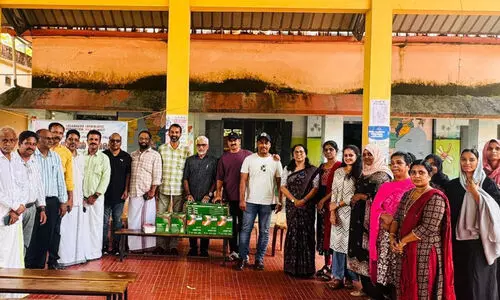 ഹോ​സ്ദു​ർ​ഗ് ഫി​ഷ​റീ​സ് എ​ൽ.​പി സ്കൂ​ളി​ന് സ​ഹാ​യ​വു​മാ​യി കെ.​ഇ.​എ